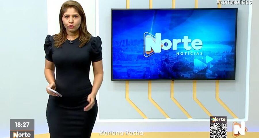 O Norte Notícias é apresentado por Mariana Rocha – Foto: Reprodução/TV Norte Amazonas