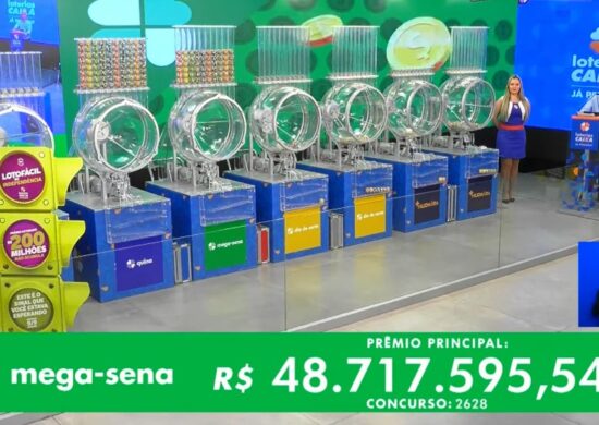 Mega-sena sorteou mais de R$ 44 milhões – Foto: Reprodução/YouTube