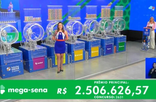 Mega-sena sorteou mais de R$ 44 milhões – Foto: Reprodução/YouTube