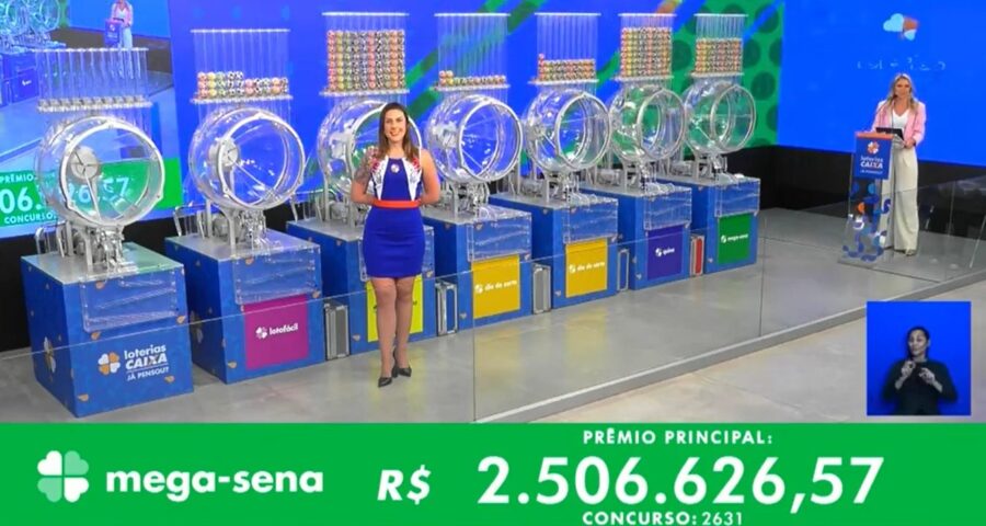 Mega-sena sorteou mais de R$ 44 milhões – Foto: Reprodução/YouTube