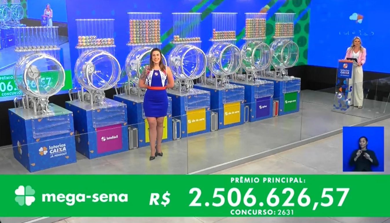 Mega-sena sorteou mais de R$ 44 milhões – Foto: Reprodução/YouTube