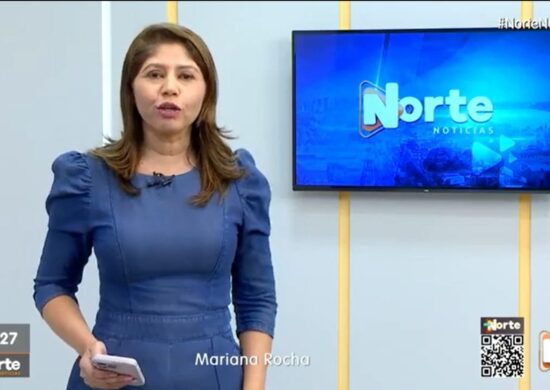 O Norte Notícias é apresentado por Mariana Rocha – Foto: Reprodução/TV Norte Amazonas