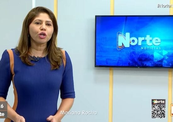 O Norte Notícias é apresentado por Mariana Rocha – Foto: Reprodução/TV Norte Amazonas