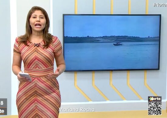 O Norte Notícias é apresentado por Mariana Rocha – Foto: Reprodução/TV Norte Amazonas