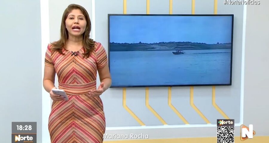 O Norte Notícias é apresentado por Mariana Rocha – Foto: Reprodução/TV Norte Amazonas