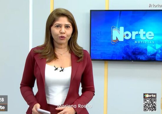 O Norte Notícias é apresentado por Mariana Rocha – Foto: Reprodução/TV Norte Amazonas