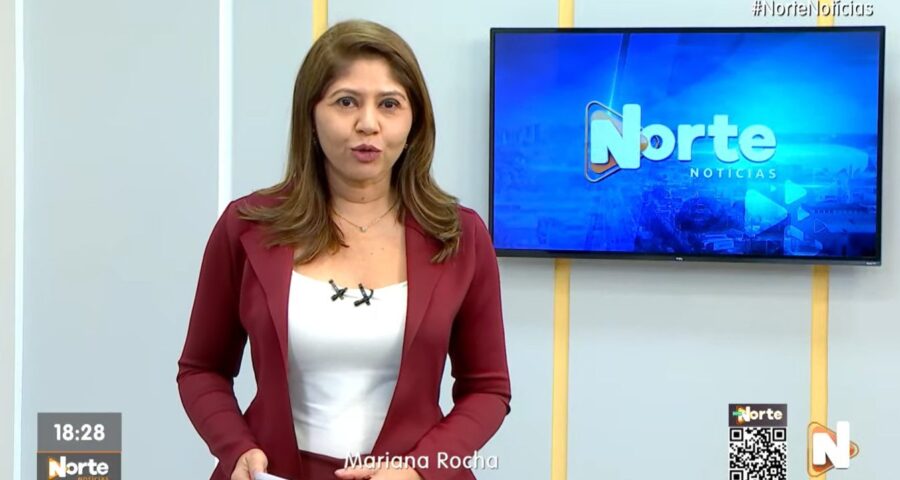 O Norte Notícias é apresentado por Mariana Rocha – Foto: Reprodução/TV Norte Amazonas