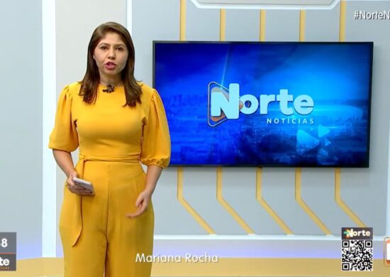 O Norte Notícias é apresentado por Mariana Rocha – Foto: Reprodução/TV Norte Amazonas