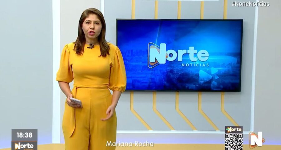 O Norte Notícias é apresentado por Mariana Rocha – Foto: Reprodução/TV Norte Amazonas