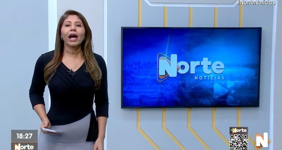 O Norte Notícias é apresentado por Mariana Rocha – Foto: Reprodução/TV Norte Amazonas