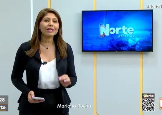 O Norte Notícias é apresentado por Mariana Rocha – Foto: Reprodução/TV Norte Amazonas