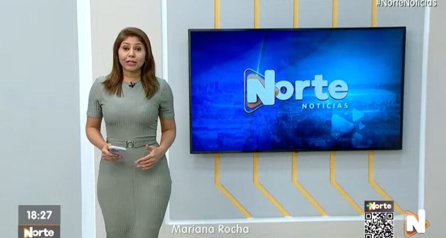 O Norte Notícias é apresentado por Mariana Rocha – Foto: Reprodução/TV Norte Amazonas