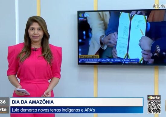 O Norte Notícias é apresentado por Mariana Rocha – Foto: Reprodução/TV Norte Amazonas