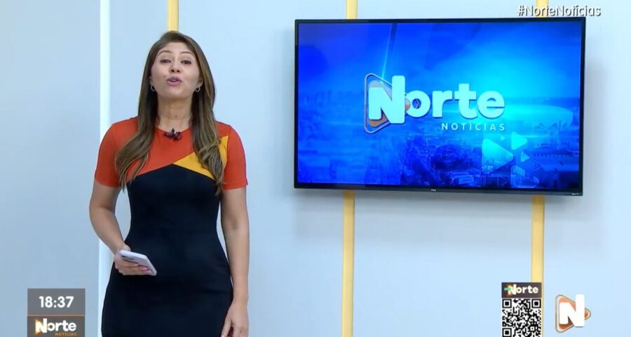 O Norte Notícias é apresentado por Mariana Rocha – Foto: Reprodução/TV Norte Amazonas