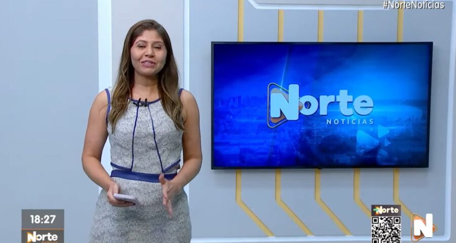 O Norte Notícias é apresentado por Mariana Rocha – Foto: Reprodução/TV Norte Amazonas