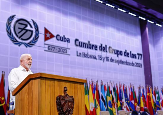 Lula durante o debate Geral da Cúpula do G77 + China. Foto: Ricardo Stuckert/PR