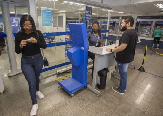 Agência da Caixa para ação voltada ao público do Desenrola Brasil - Foto: Joédson Alves/Agência Brasil