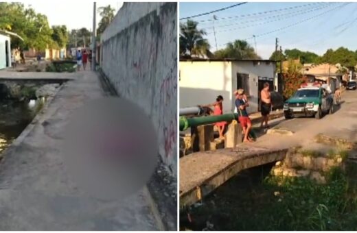 Moradores encontram cabeça humana em sacola na Zona Oeste de Manaus – Foto: Reprodução/TV Norte Amazonas