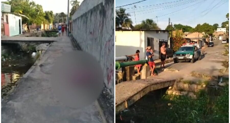 Moradores encontram cabeça humana em sacola na Zona Oeste de Manaus – Foto: Reprodução/TV Norte Amazonas