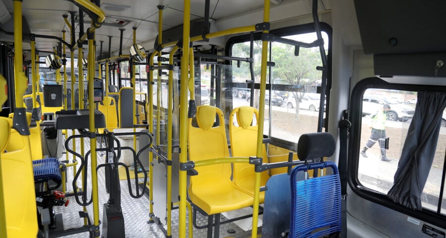 Ônibus da frota do transporte coletivo de Manaus- Foto: Ruan Souza / Semcom