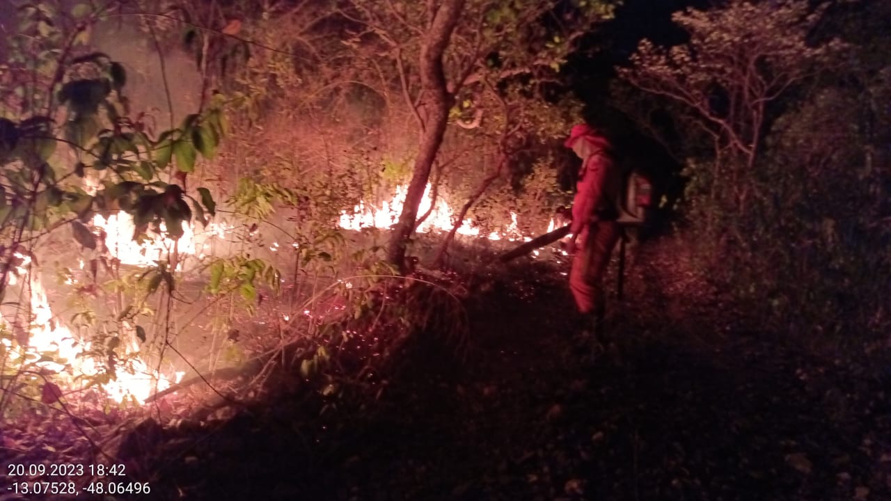 Incêndio florestal nas Serras Gerais é controlado após três dias de combate intenso