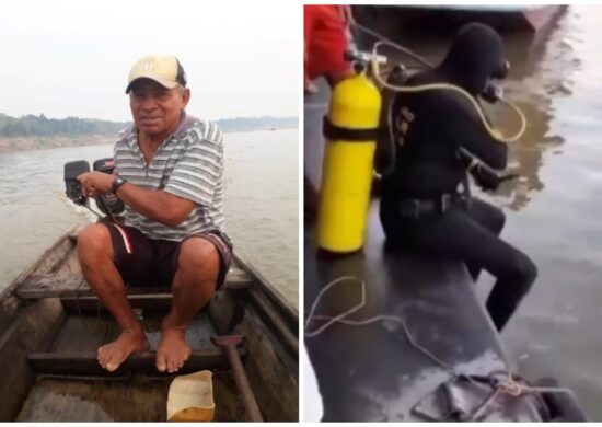 Ossada de pescador desaparecido é encontrada no interior do Amazonas – Foto: Reprodução/TV Norte Amazonas