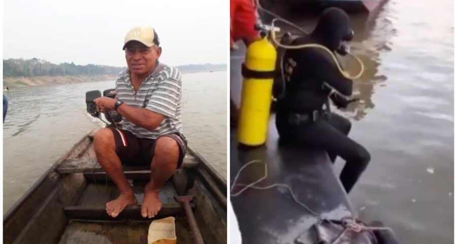 Ossada de pescador desaparecido é encontrada no interior do Amazonas – Foto: Reprodução/TV Norte Amazonas