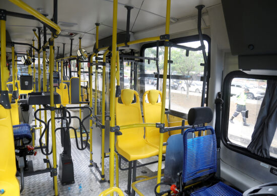 Ônibus da frota do transporte coletivo de Manaus- Foto: Ruan Souza / Semcom