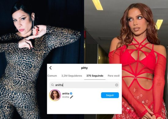 Momento de trégua foi percebido por internautas, na noite desta segunda-feira (4), mas ainda não foi retribuído Reprodução/ Instagram @pitty @anitta