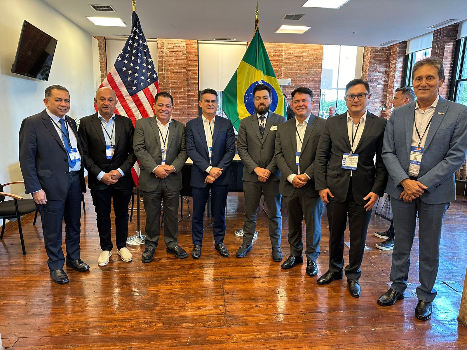 Prefeitos do Amazonas durante Innovation For Cities em Boston- Foto :Divulgação / Semcom