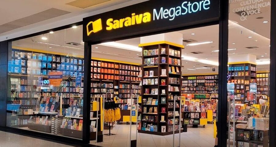 A empresa já foi a maior do país, com cerca de 100 unidades de livrarias - Foto: Reprodução/Instagram @saraivaonline