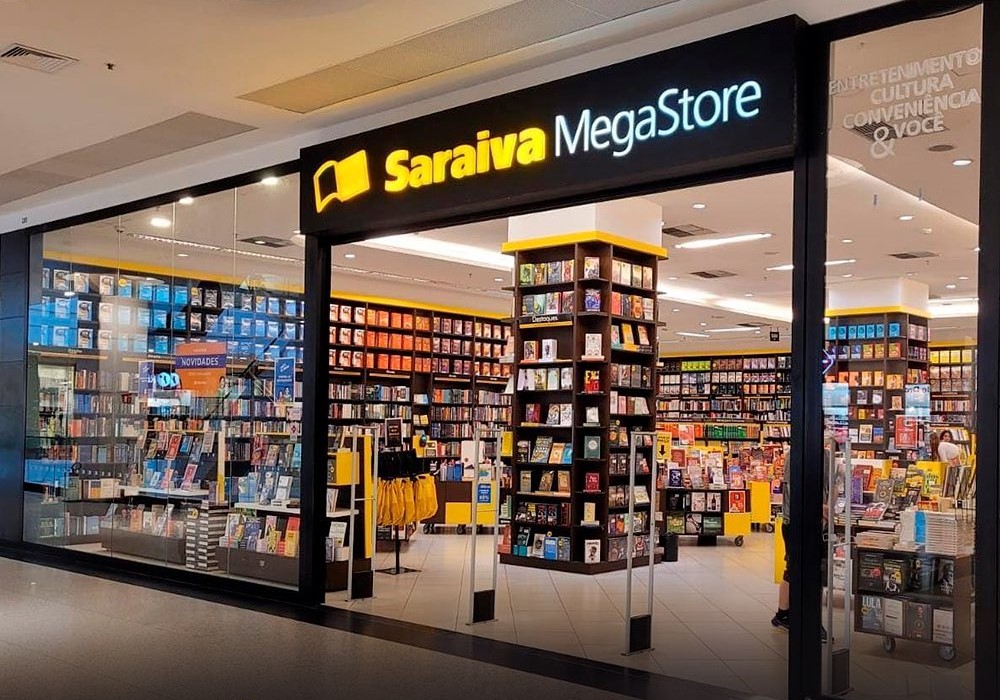 A empresa já foi a maior do país, com cerca de 100 unidades de livrarias - Foto: Reprodução/Instagram @saraivaonline