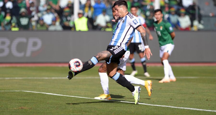 Di Maria prestou assistência em todas as jogadas de gol da Argentina - Foto: Reprodução/X @Argentina