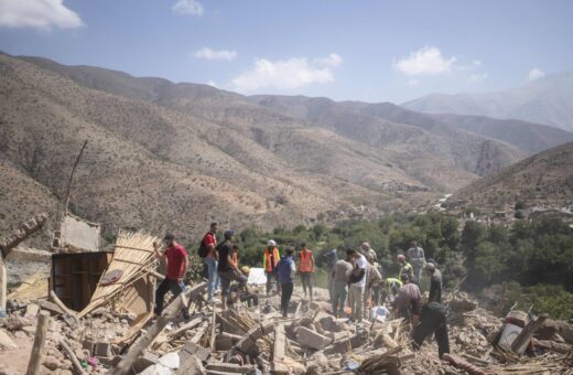 Estragos causados pelo terremoto que afetou a cidade de Isi N'ala, nos arredores de Marrakesh no Marrocos- Foto: Mosaab Elshamy/ associated press/ Estadão Conteúdo