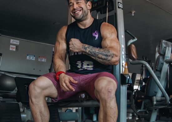 Júnior era considerado exemplo de superação por muitos – Foto: Reprodução/Instagram @tubarao_bodybuilder