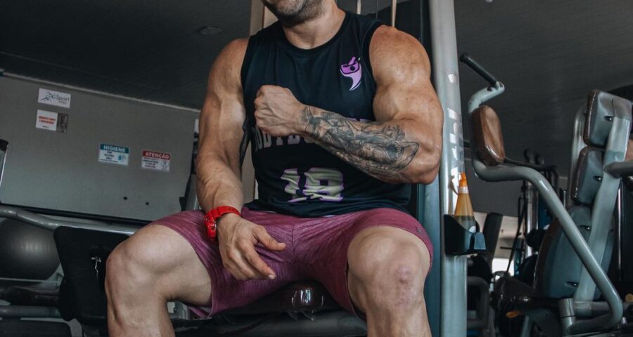 Júnior era considerado exemplo de superação por muitos – Foto: Reprodução/Instagram @tubarao_bodybuilder