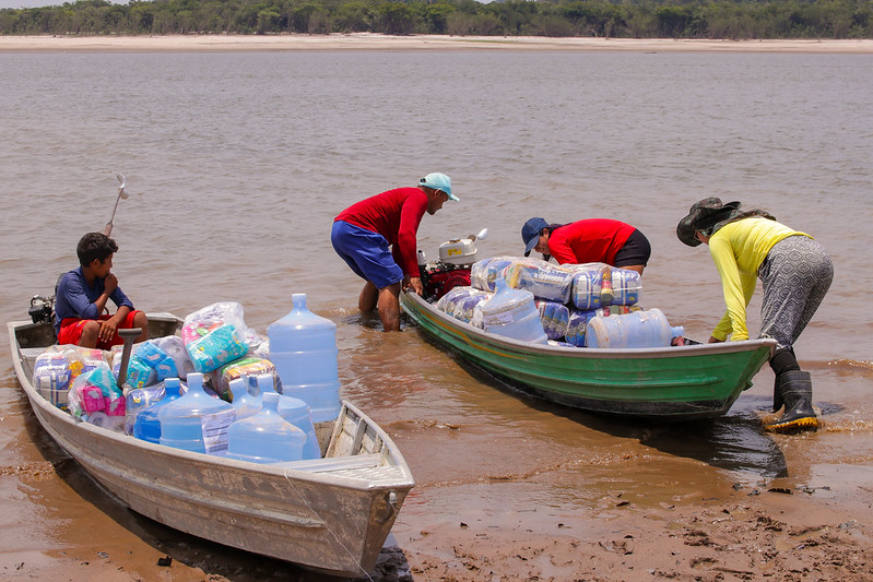 Ajuda humanitária deve chegar para 1.200 famílias - Fotos: João Viana e Elton Viana / Semcom