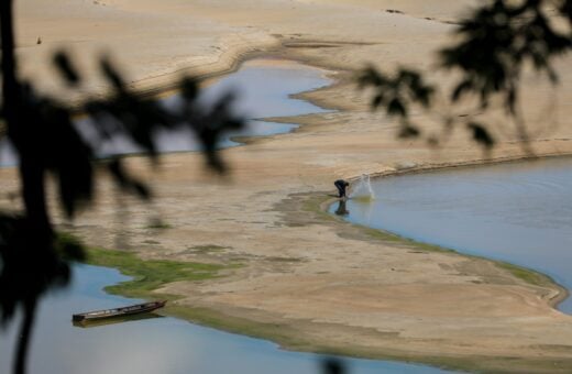 Seca nos rios afeta todos municípios do Amazonas - Foto: Alex Pazuello/Secom