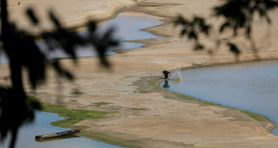 Seca nos rios afeta todos municípios do Amazonas - Foto: Alex Pazuello/Secom