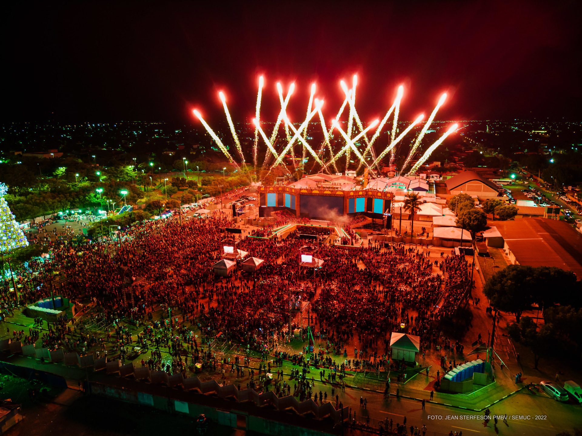 Elenco Espetáculo Natal da Paz em 2022 realizado pela Prefeitura de Boa Vista - Foto: PMBV/Divulgação