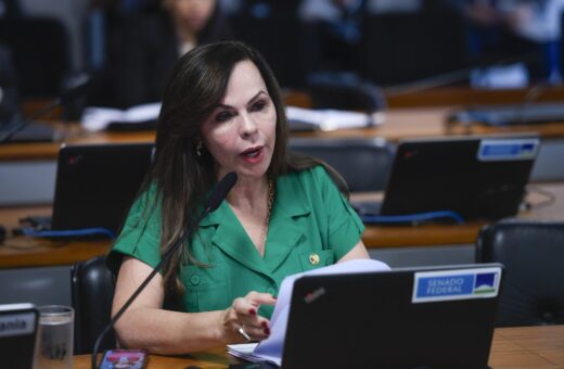 Em pronunciamento, senadora Professora Dorinha (União-TO) - Foto: Edilson Rodrigues/Agência Senado