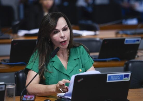 Em pronunciamento, senadora Professora Dorinha (União-TO) - Foto: Edilson Rodrigues/Agência Senado