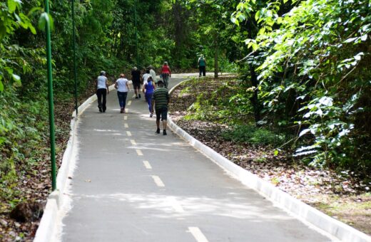 Parte da pista do Parque Cesamar. - Foto: Reprodução