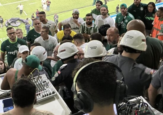 Jornalistas argentinos são acusados de racismo no estádio Allianz Parque, no jogo entre Palmeiras e Boca Juniors - Foto: Reprodução/ X @f_delaurentiis