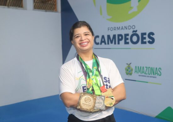 Atleta amazonense de Jiu-jitsu sonhar com o primeiro lugar e conquistar pódios é o foco de todo atleta - Foto: Divulgação/Julcemar Alves/Sedel