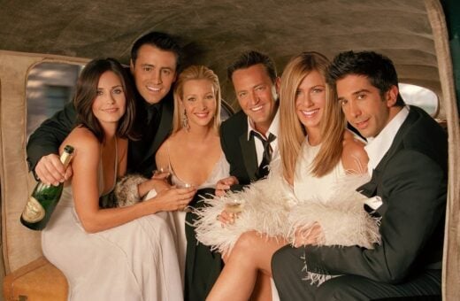 Matthew Perry, Jennifer Aniston, Courteney Cox, David Schwimmer, Matt LeBlanc e Lisa Kudrow atuaram juntos durante 10 anos - Foto: Reprodução/ Instagram @friends