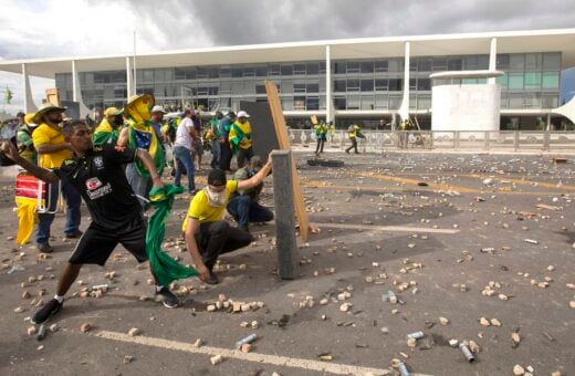 O réu Geraldo Filipe da Silva acusado de participar dos atos de 8 de janeiro, teve o pedido de liberdade provisória atendido pelo ministro Alexandre de Moraes -Foto: Joedson Alves/Agencia Brasil