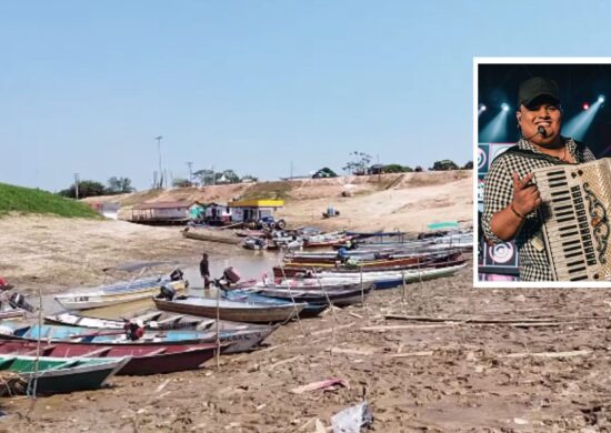 Seca em Barreirinha no interior do Amazonas - Foto: Reprodução/Facebook@barreirinhaemdestaque