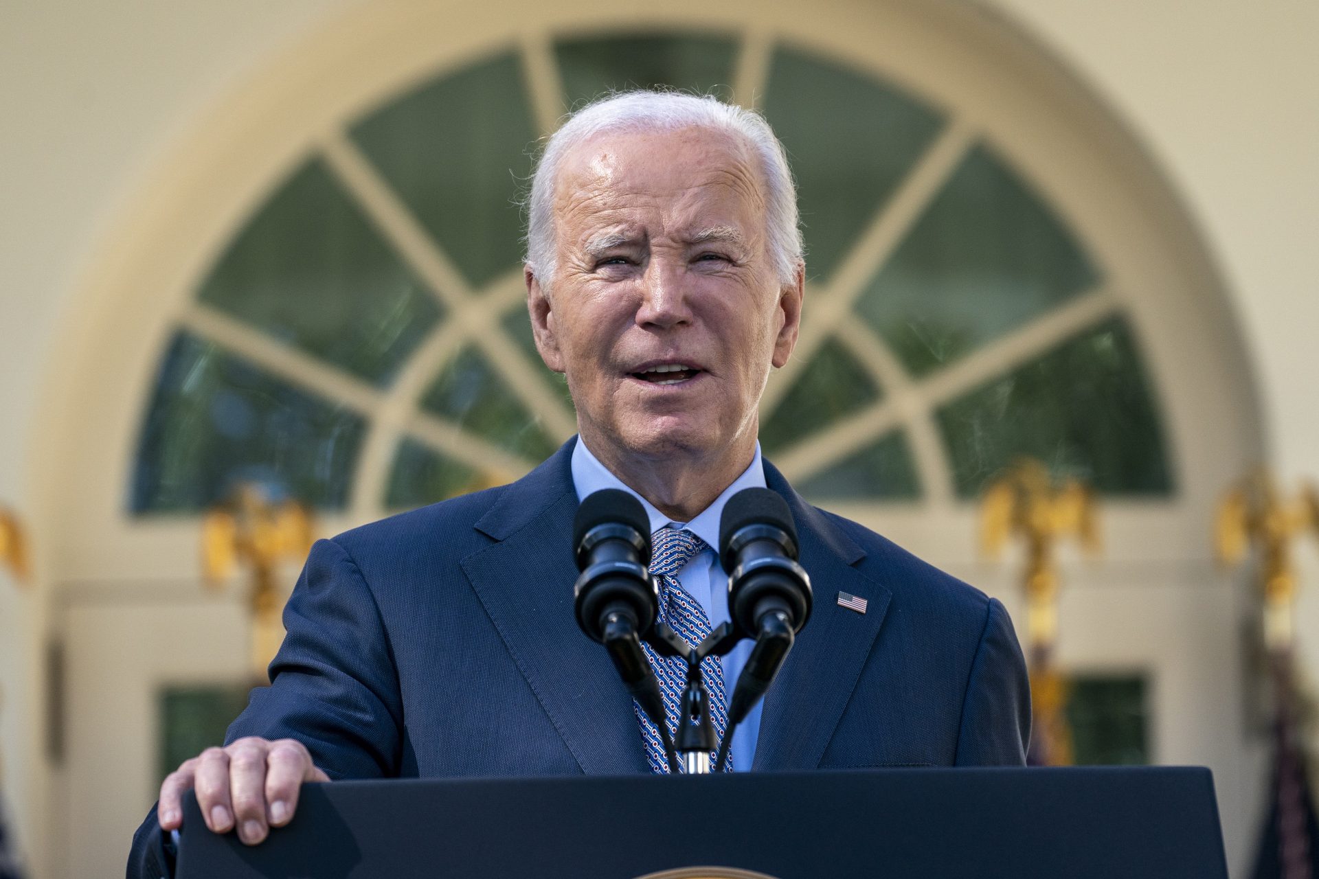 O presidente dos Estados Unidos, Joe Biden no Rose Garden da Casa Branca, em Washington (DC) - Foto: Evan Vucci/Associated Press/Estadão Conteúdo