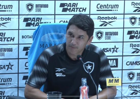 Lúcio Flávio, auxiliar técnico do Botafogo - Foto: Reprodução / Botafogo TV